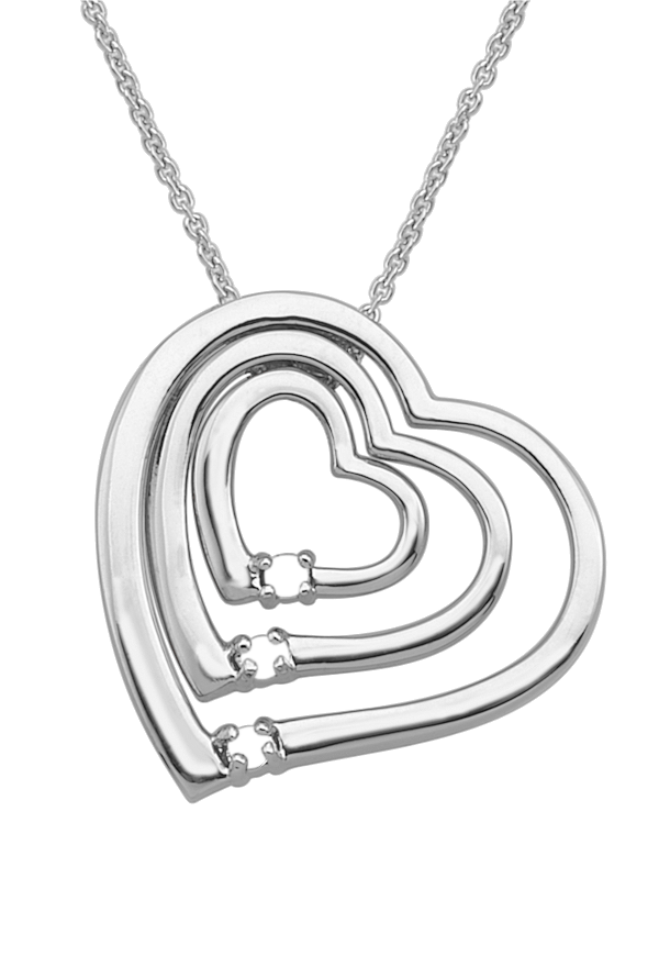 3 Heart Necklace