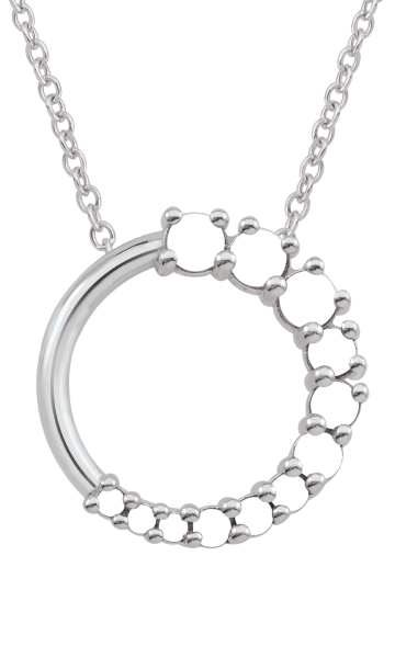 Zales circle deals pendant necklace